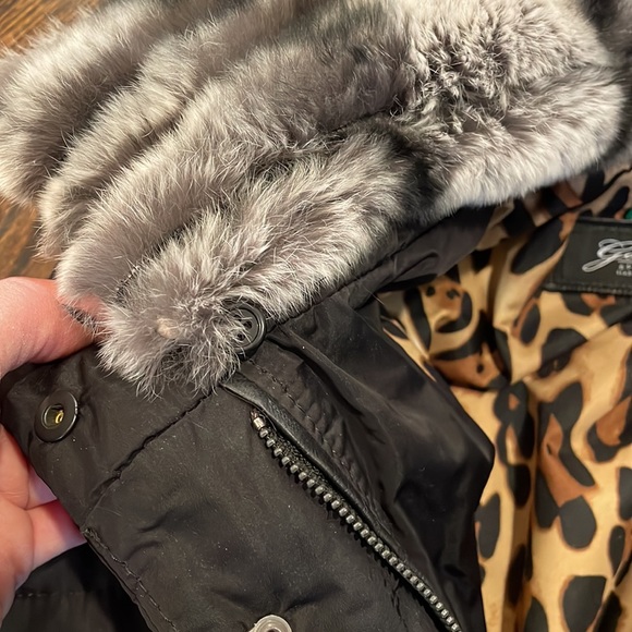 Gorski apres ski jacket size large with chinchilla removable neck piece - Picture 4 of 5
